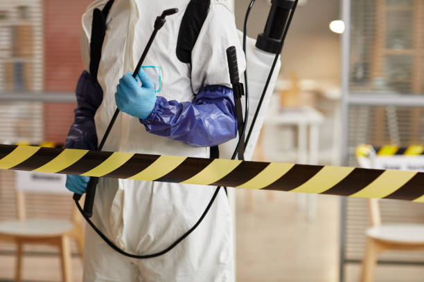 Professional Biohazard Cleanup technician working in Seabrook, MD